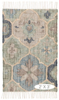 Dash & Albert Pali DA1399 Blue Rug 2'0"x3'0"