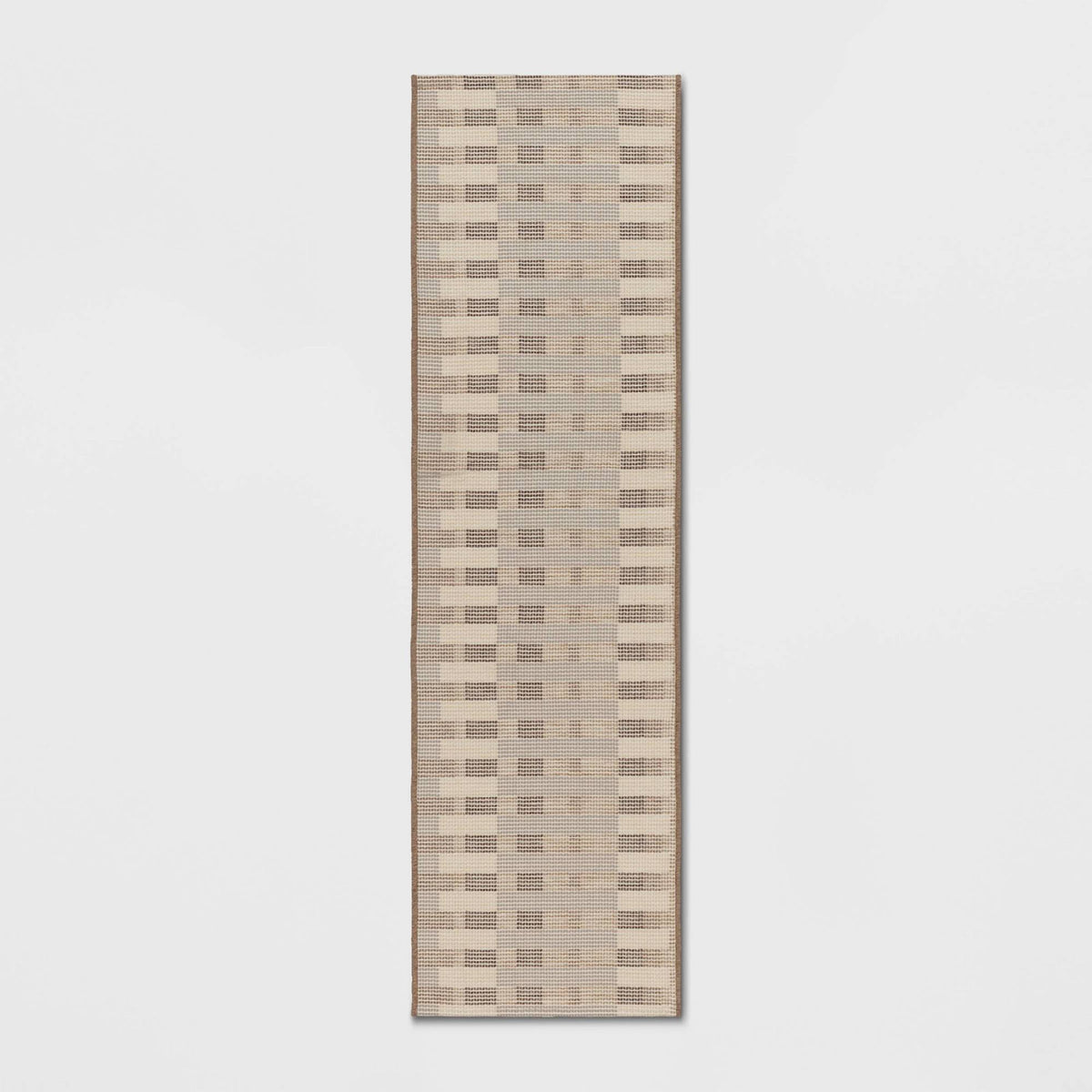 2'x7' Beachside Grid Outdoor Rug Naturals ÿ Threshold Designed with Studio McGee