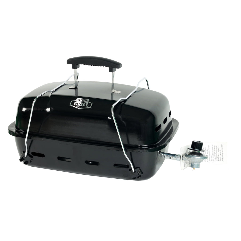 Grill 17.5 10.000 BTU Portable Propane Gas Grill. Black