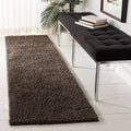 Safavieh August Shag Collection AUG900T Brown Rug - 2' 3" x 6'