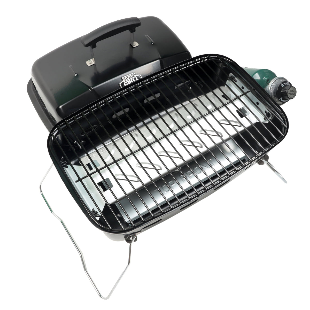 Grill 17.5 10.000 BTU Portable Propane Gas Grill. Black