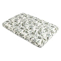 Babyletto Mini Crib Sheet in GOTS Certified Organic Muslin Cotton - Olive Branches