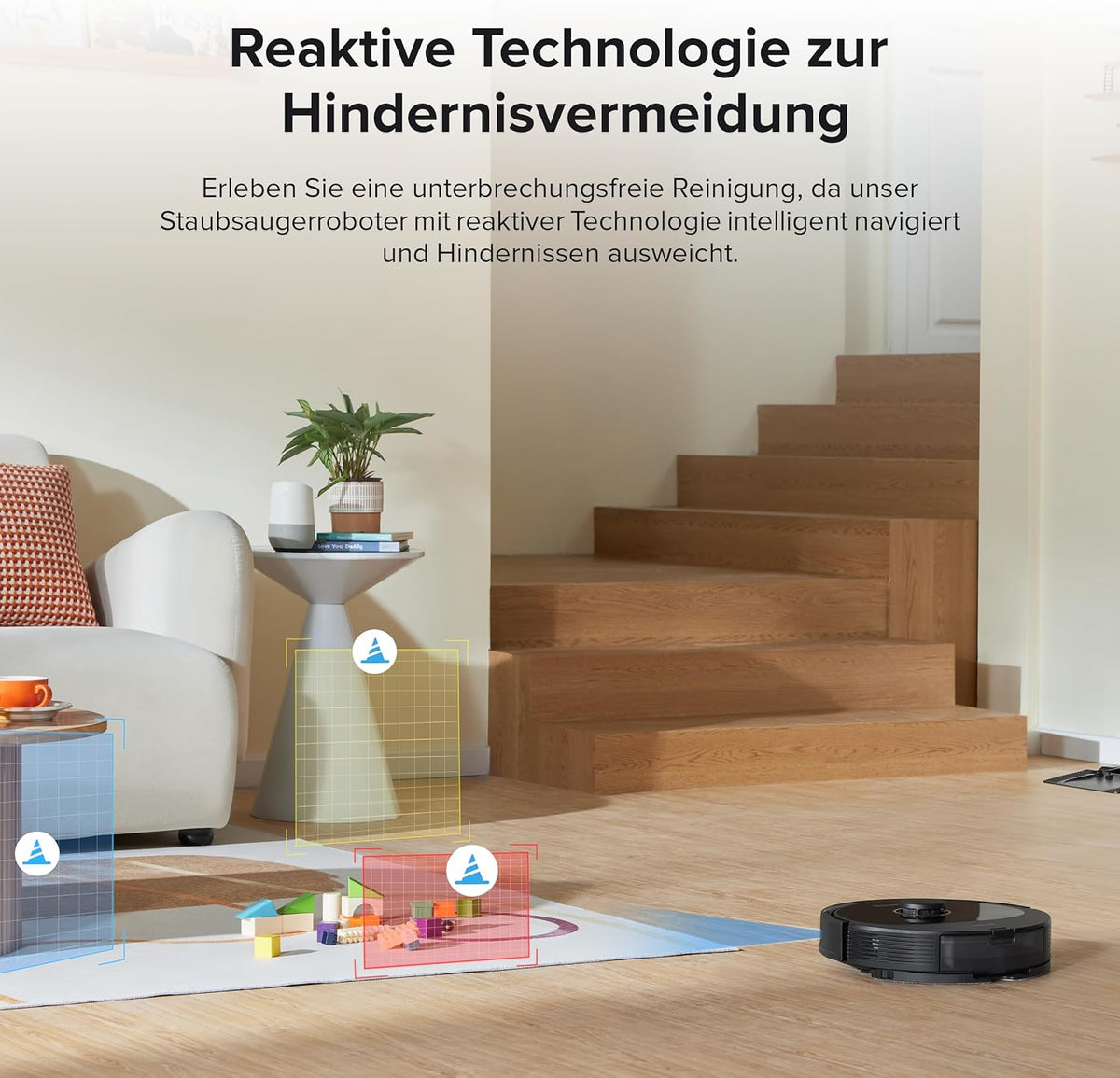 Roborock Q8 Max+, 5500Pa, DuoRoller, 2.5L Staubbeutel, 350ml Wassertank, LiDAR Navigation