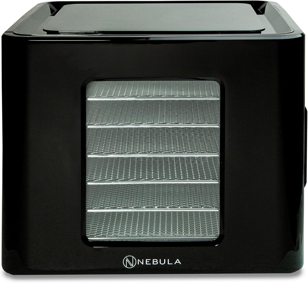 Nebula Lebensmittel Dörrgerät Mit 6 Edelstahlschalen | LED-Touch-Control-Design, Einstellbare Digitale Temperatur 35-70 °C & 48-Stunden-Timer | 400W | Dörrgerät Für Obst, Gemüse, Fleisch Und Mehro