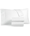 Charter Club Damask 100% Supima Cotton 550 Thread Count 3 Pc. Sheet Set, Twin - White