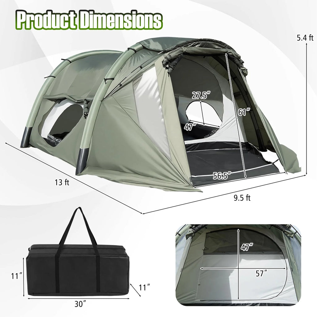 Tangkula 5-7 Person Large Family Tent with Screened Porch