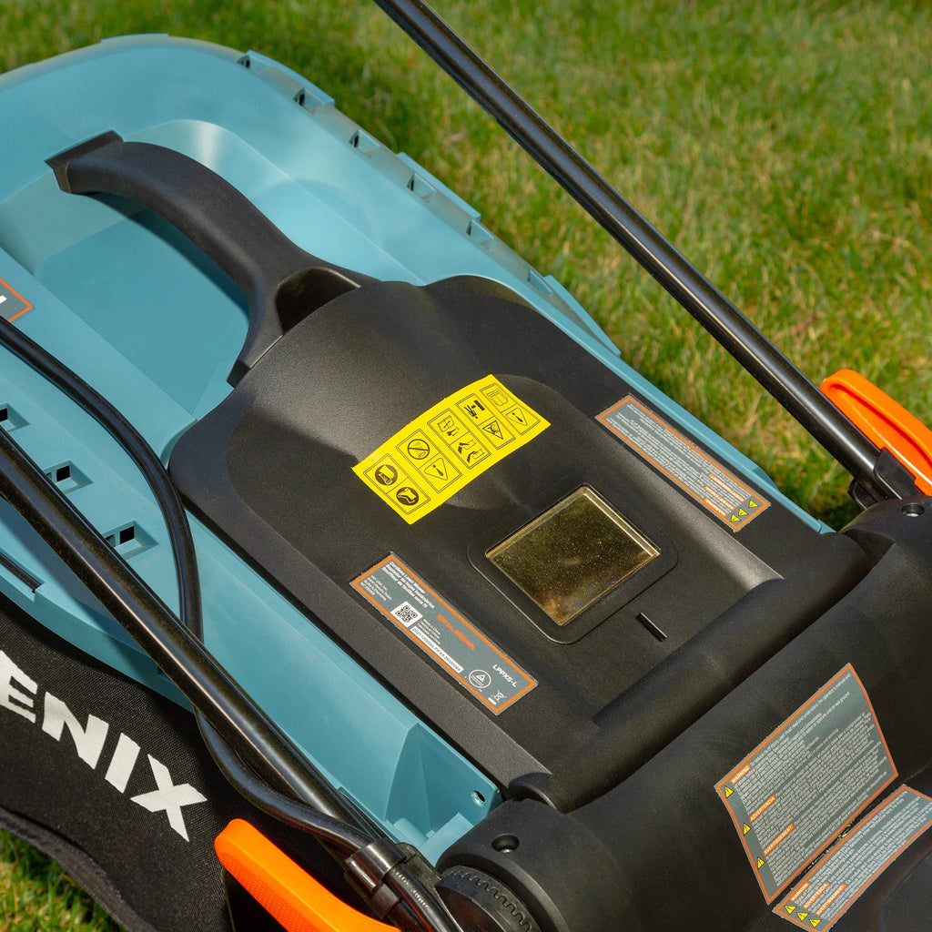 SENIX 40V Brushless 18in Deck Battery Lawn Mower, 17in Cutting Blade, 2 - in - 1 Mulching & Bagging Cordless Push Mower, 6 - Position Adjustment, LPPX2 - M5