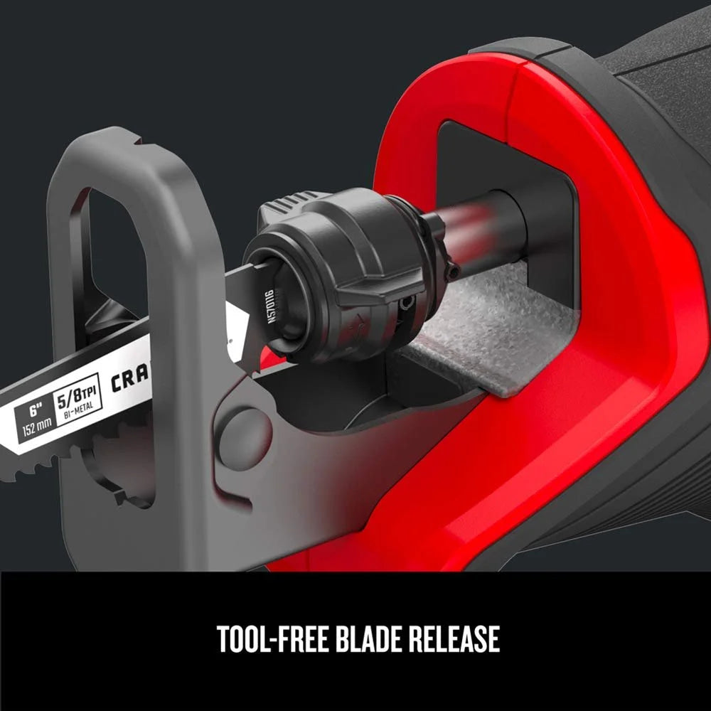 CRAFTSMAN V20 Reciprocating Saw, Cordless, Tool Only CMCS300B