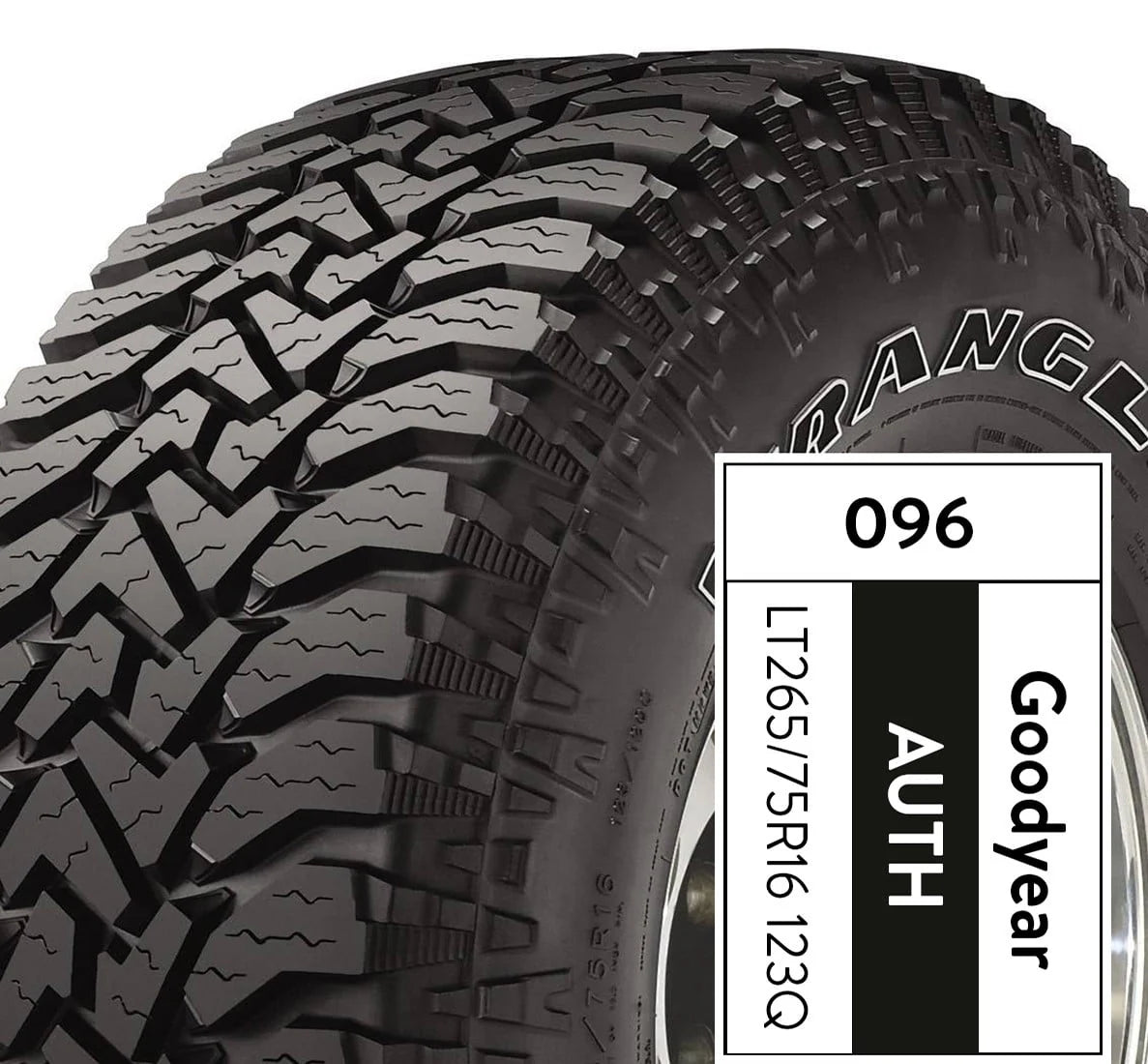 Goodyear Wrangler Authority A/T LT265/75R16 123Q All - Terrain Tire
