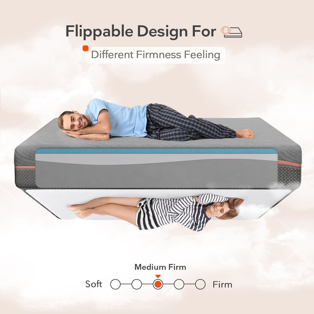 10 inch Queen Gel Memory Foam Mattress in a Box. Queen Size
