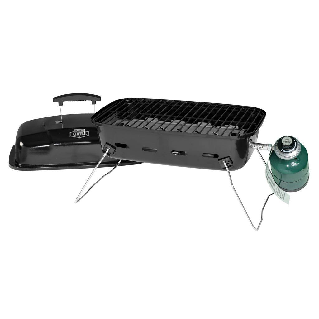 Grill 17.5 10.000 BTU Portable Propane Gas Grill. Black