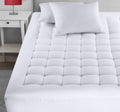Utopia Bedding Premium Mattress Pad (Queen) - Quilted Fitted Mattress Topper Stretches Up to 15 Inches Deep - Plush and Soft Mattress Protecto