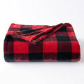 The Big One Oversized Plush Throw Blanket Red Buffalo Check - 5ft x 6ft
