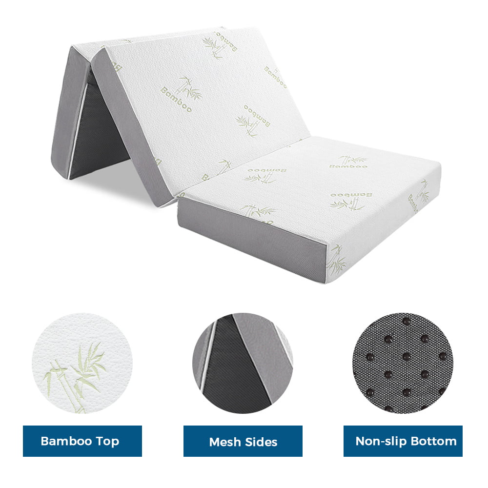 6 inch Queen Memory Foam Folding Mattress - 78 x 58 x 6
