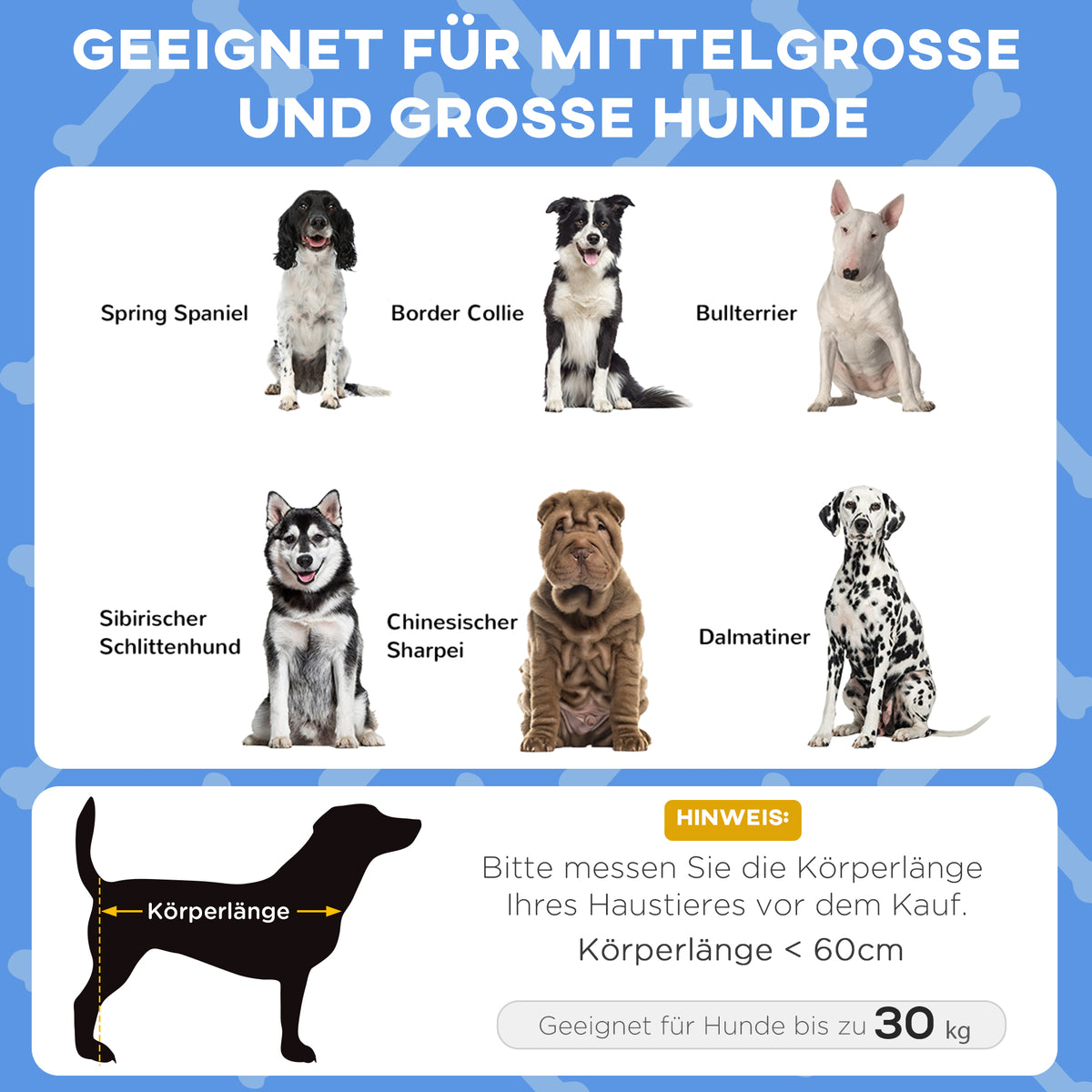 PawHut Hundebett mit Dach, atmungsaktiv, wasserabweisend, bis 30 kg, 91 x 76 x 89 cm, Dunkelblau