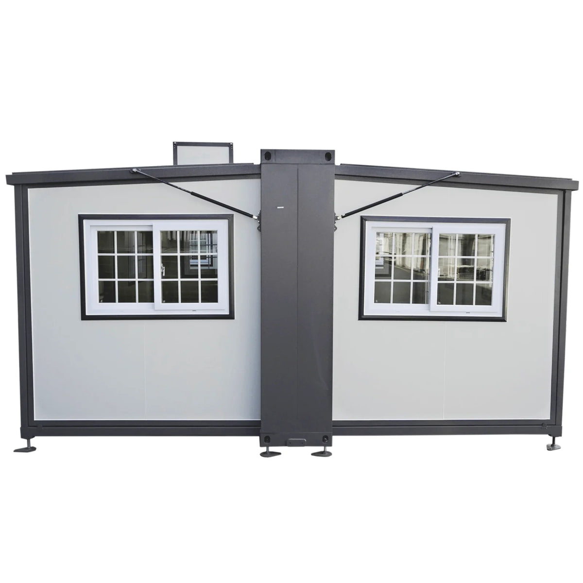 Portable Mobile Expandable Prefab House 15 x 20ft, Exquisitely Designed Modern Villa Prefab House for Live, Work
