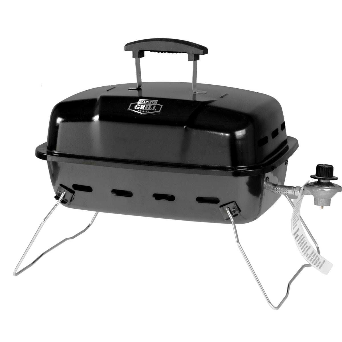 Grill 17.5 10.000 BTU Portable Propane Gas Grill. Black