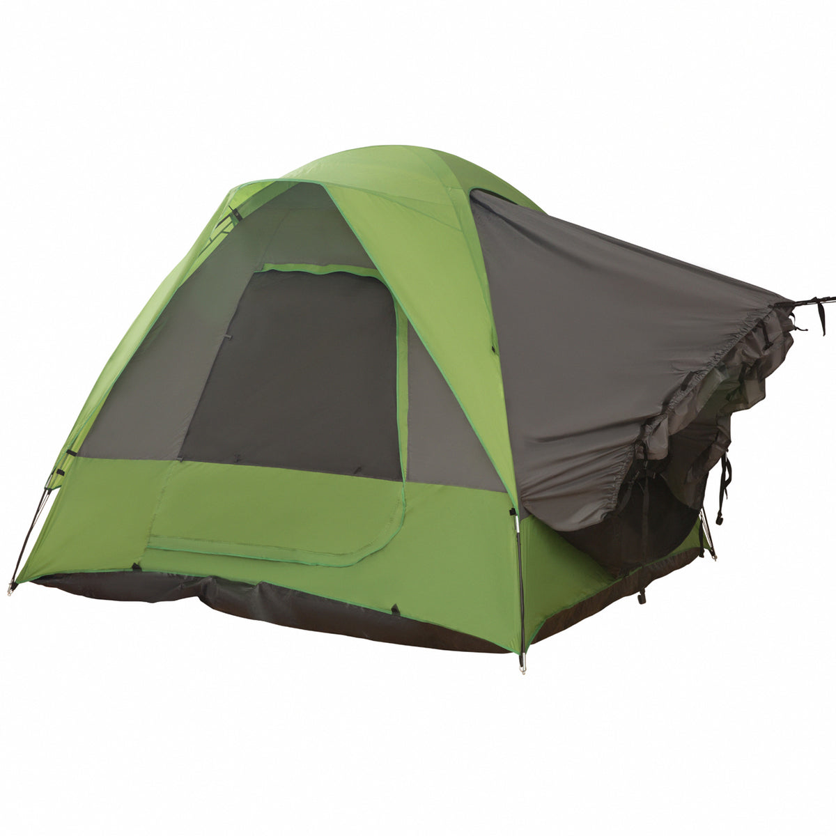 Outsunny Autozelt, Campingzelt, Reisezelt, für 4-5 Personen, Glasfaser Polyester, Grün, 300 x 300 x 230 cm