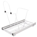 Hardware Resources Can-Ebmsw-R Pullout Waste Container System, White