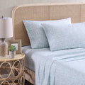 Tommy Bahama Koya Bay 4-Piece Blue Cool Zone Cotton Queen Sheet Set