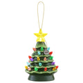 Mr. Christmas Ceramic Tree Ornament - Green - 5"