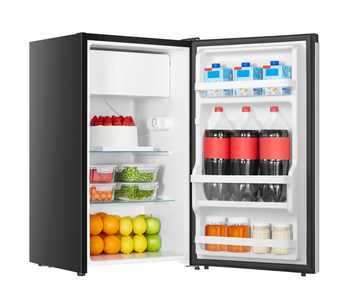 Hisense 4.4 cu ft Single Door Mini Refrigerator, 1 Year Warranty, Energy Star, WMS044M6XVE New
