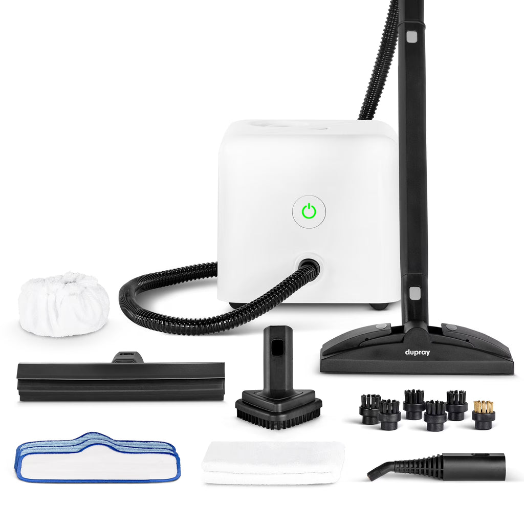 Dupray Neat Steam Cleaner 17 - Piece Kit ?our Bestselling Multipurpose Steam Cleaner with All the Tools to Clean, Detail, Sanitize*, Deodorize Floors, Grout, Bathrooms, Kitchens and More. 1500w
