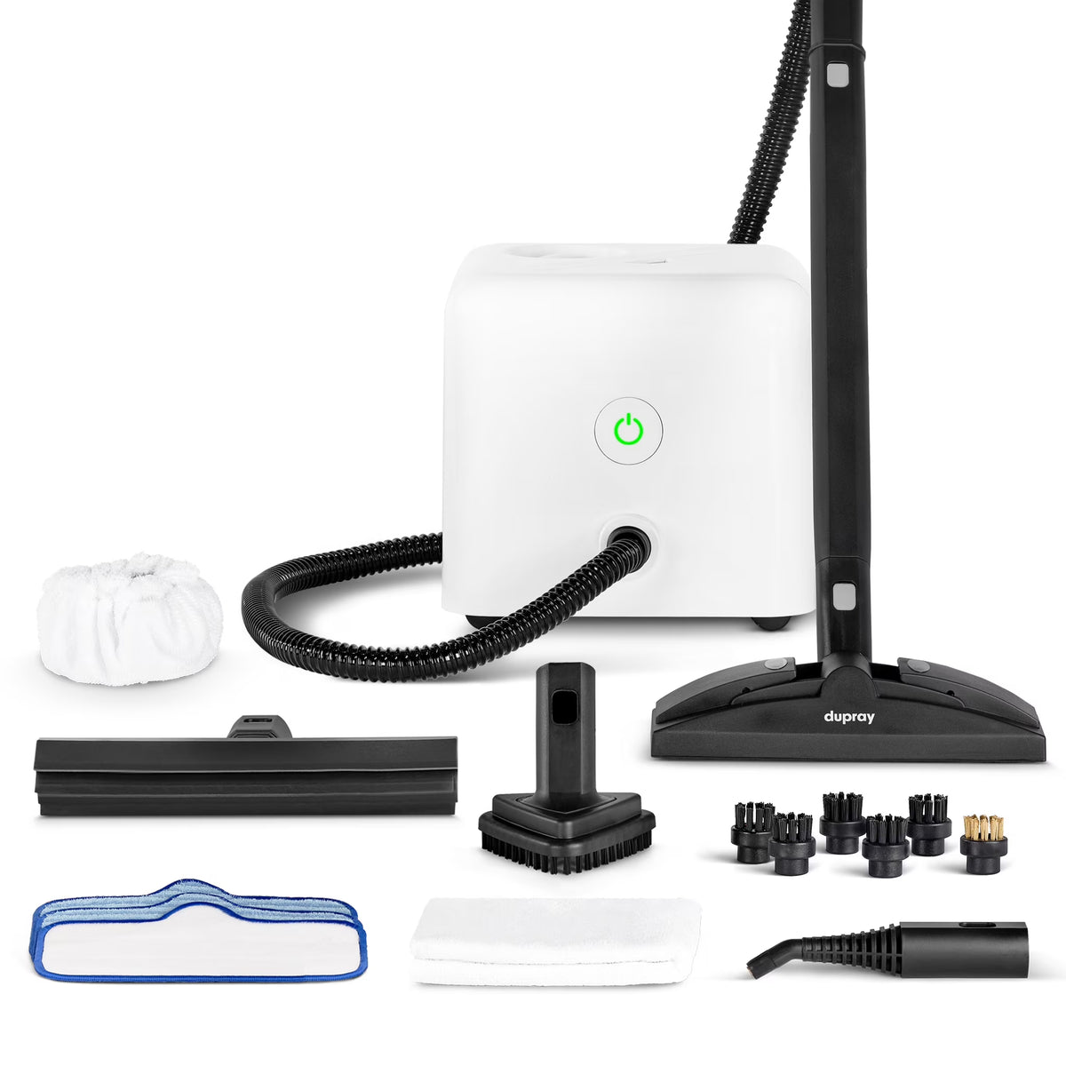Dupray Neat Steam Cleaner 17 - Piece Kit ?our Bestselling Multipurpose Steam Cleaner with All the Tools to Clean, Detail, Sanitize*, Deodorize Floors, Grout, Bathrooms, Kitchens and More. 1500w
