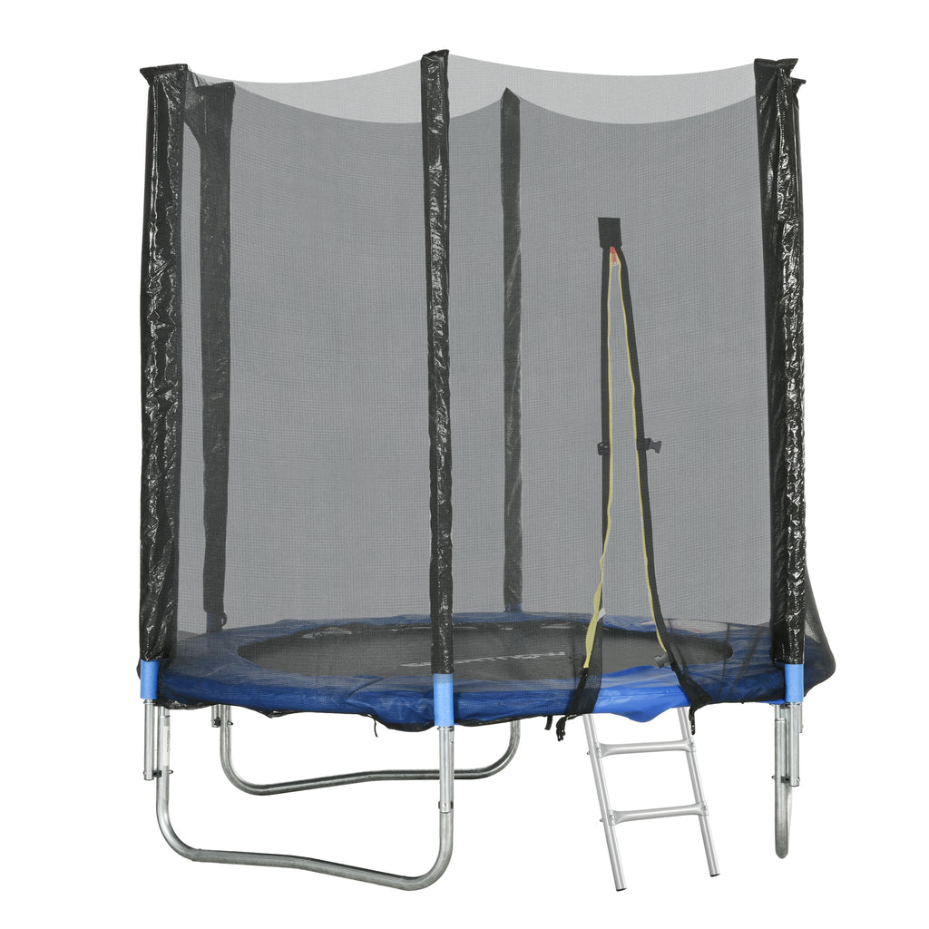 SPORTNOW Outdoor-Trampolin mit Sicherheitsnetz Ø180 cm für Kinder und Erwachsene