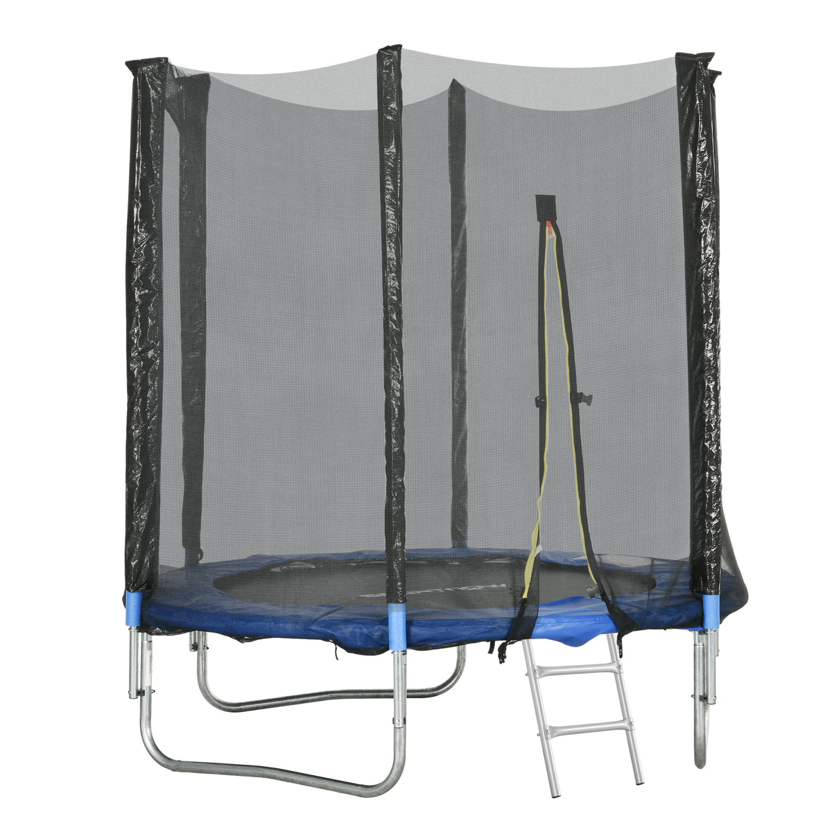 SPORTNOW Outdoor-Trampolin mit Sicherheitsnetz Ø180 cm für Kinder und Erwachsene