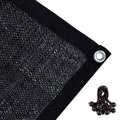 Agfabric 60% Greenhouse Shade Cloth Cover with Grommets 8 x 12 Black