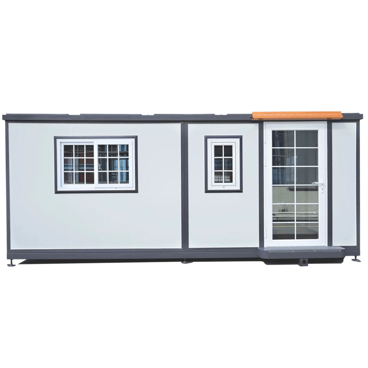 Portable Mobile Expandable Prefab House 15 x 20ft, Exquisitely Designed Modern Villa Prefab House for Live, Work