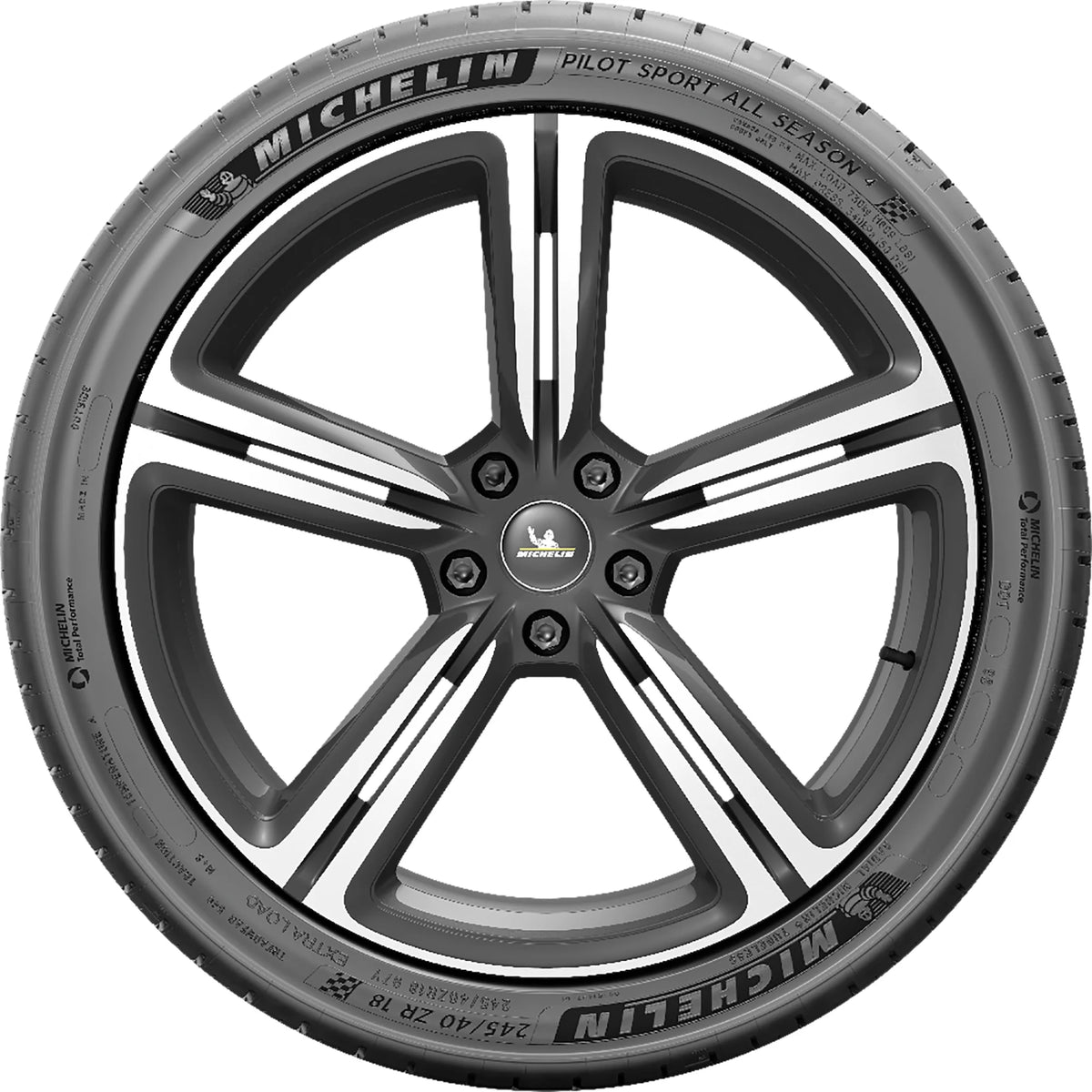 Michelin Pilot Sport All-Season 4 All-Season 255/35ZR18 94Y XL Passenger Tire