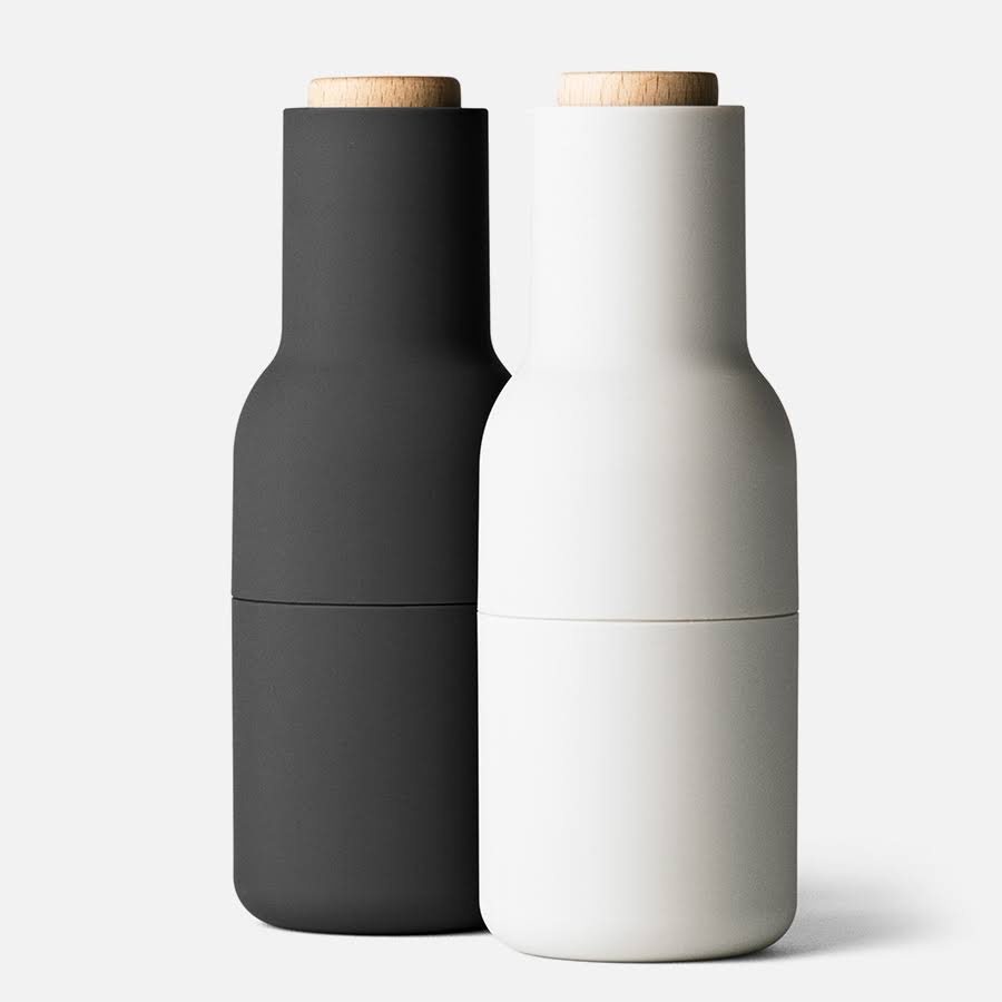 Menu Small Bottle Grinder, Ash/Carbon - 2 pack
