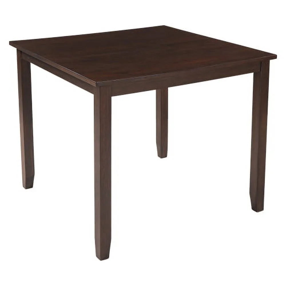 Harper & Bright Designs 5 Pieces Wooden Round Dining Table and Chair Set with Special - Shaped Legs and an Exquisitely Designed Hollow Chair Back for Dining Room