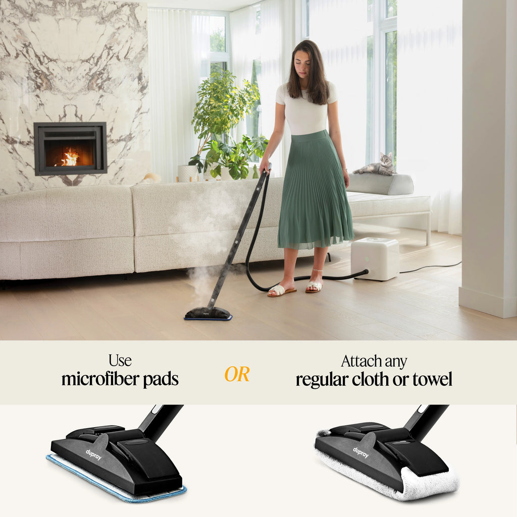 Dupray Neat Steam Cleaner 17 - Piece Kit ?our Bestselling Multipurpose Steam Cleaner with All the Tools to Clean, Detail, Sanitize*, Deodorize Floors, Grout, Bathrooms, Kitchens and More. 1500w