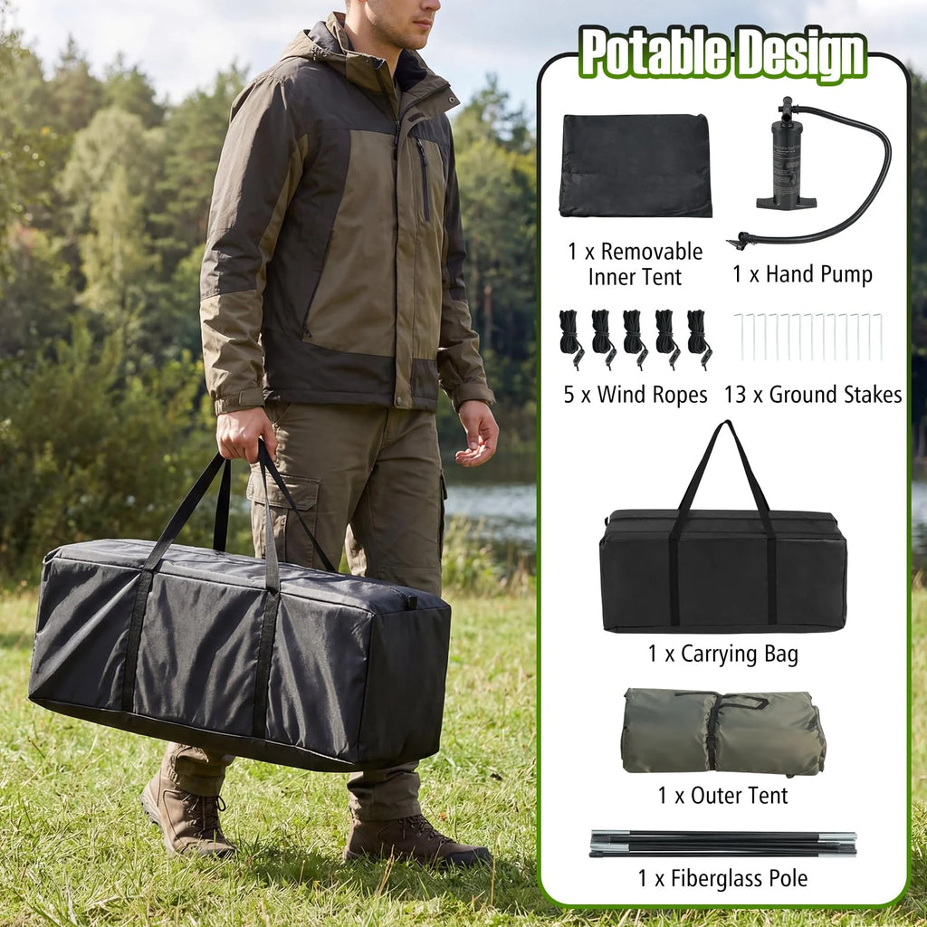 Tangkula 5-7 Person Large Family Tent with Screened Porch