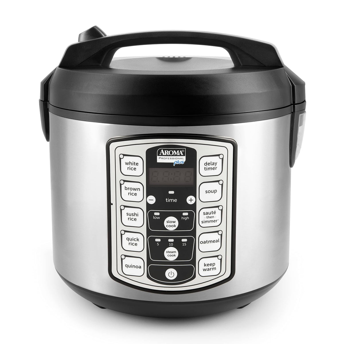 Aroma Professional Plus Rice Cooker, Food Steamer & Slow Cooker, 20 Cups