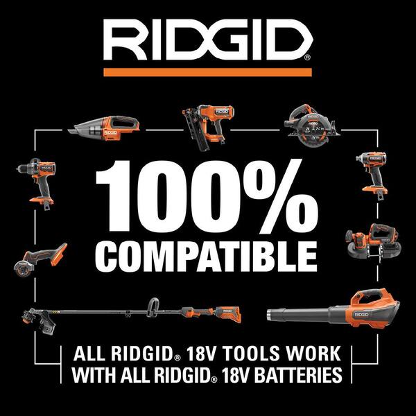 18V Cordless 8-Tool Combo Kit with (3) Batteries. Charger. and Bag with 18V Belt Sander