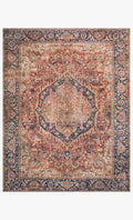 Loloi II Layla LAY-08 9' x 12' Area Rug - Red, Navy