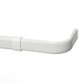 Room Essentials Single Curtain Rod, White, 48" to 84"