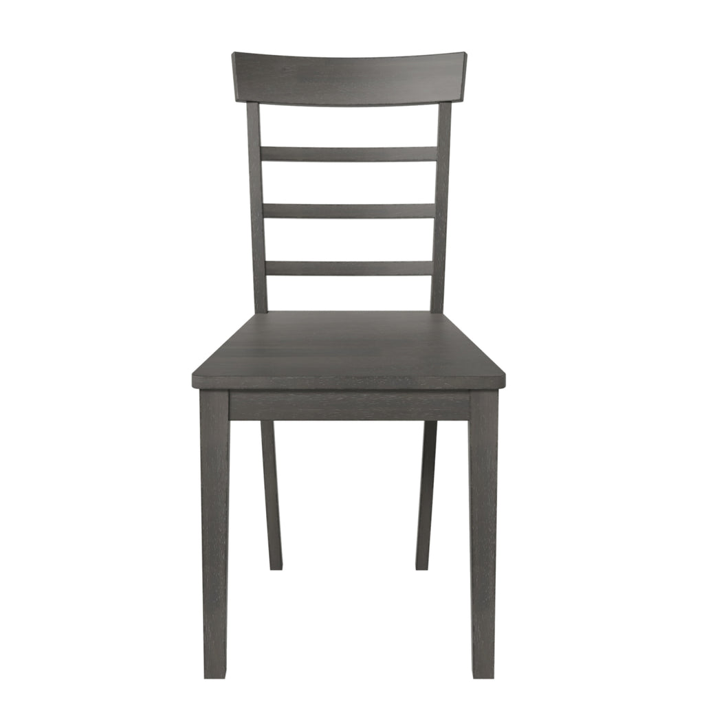 Harper & Bright Designs 5 Pieces Wooden Round Dining Table and Chair Set with Special - Shaped Legs and an Exquisitely Designed Hollow Chair Back for Dining Room