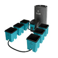 6 Site Hydroponic System Active Oxygen Ebb and Flow Grow System - airCube - 120 Day Satisfaction Guarantee