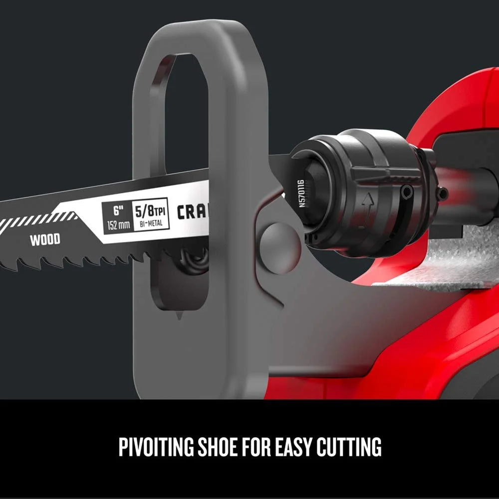 CRAFTSMAN V20 Reciprocating Saw, Cordless, Tool Only CMCS300B