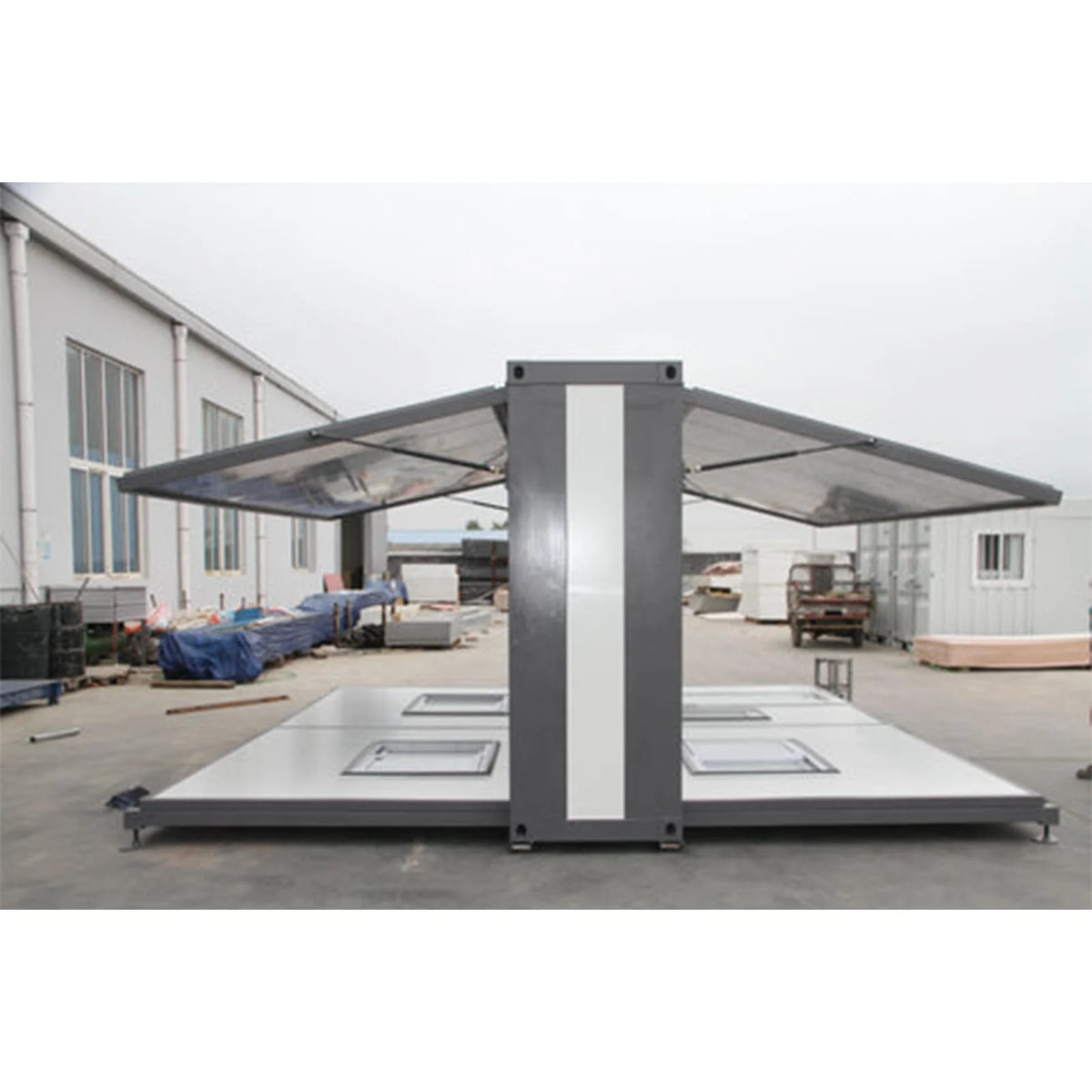 Portable Mobile Expandable Prefab House 15 x 20ft, Exquisitely Designed Modern Villa Prefab House for Live, Work