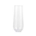 Celebrate It Clear Plastic Stemless Champagne Flutes - 9 oz