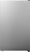 Insignia - 4.4 Cu. ft. Mini Fridge with Glass Door - Gray
