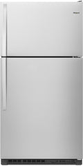 Whirlpool WRT311FZDZ 33-inch Wide Top Freezer Refrigerator - 20 Cu. ft. Stainless Steel