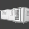 Portable Mobile Expandable Prefab House 15 x 20ft, Exquisitely Designed Modern Villa Prefab House for Live, Work