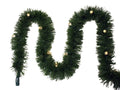 GE Indoor/Outdoor Pre-Lit 25-ft Pine Garland with Color Changing LED Lights 84520lo